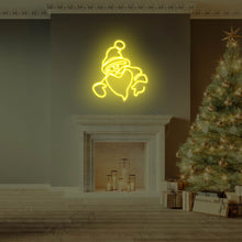 Lade das Bild in den Galerie-Viewer, Lustiger Weihnachtsmann Neonschild
