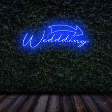 Lade das Bild in den Galerie-Viewer, &quot;Wedding&quot; Neonschild
